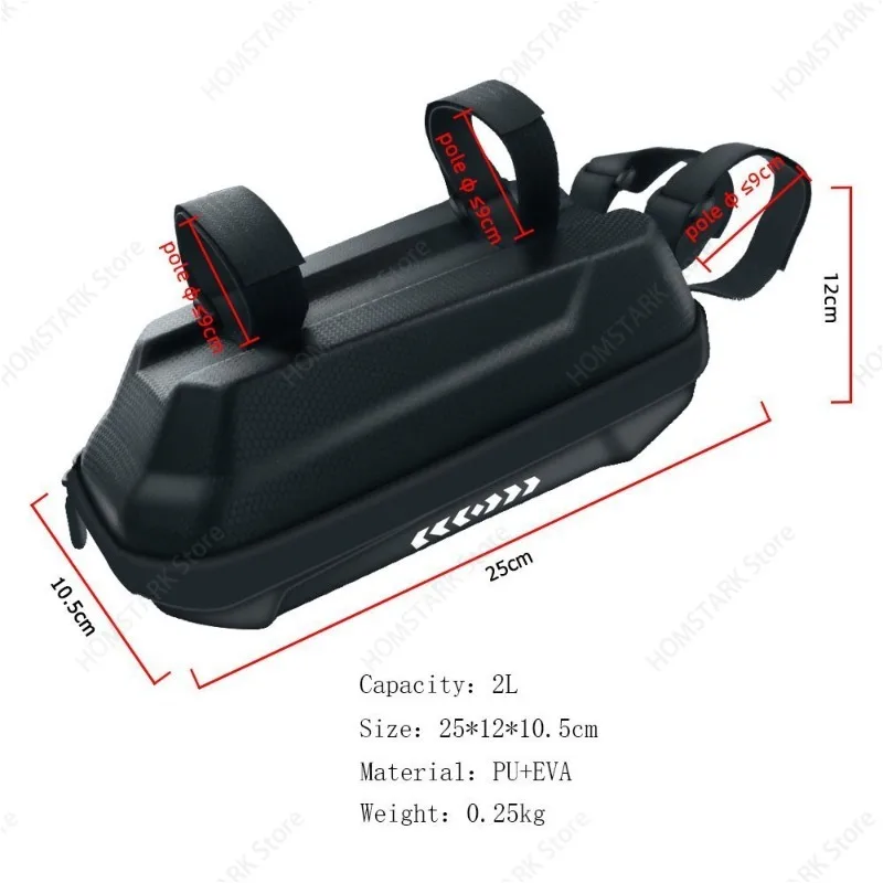 EVA Hard Shell Front Handlebar Bag Waterproof Storage Pouch For Balance Car Electric Scooter Bicycle Riding Accessory