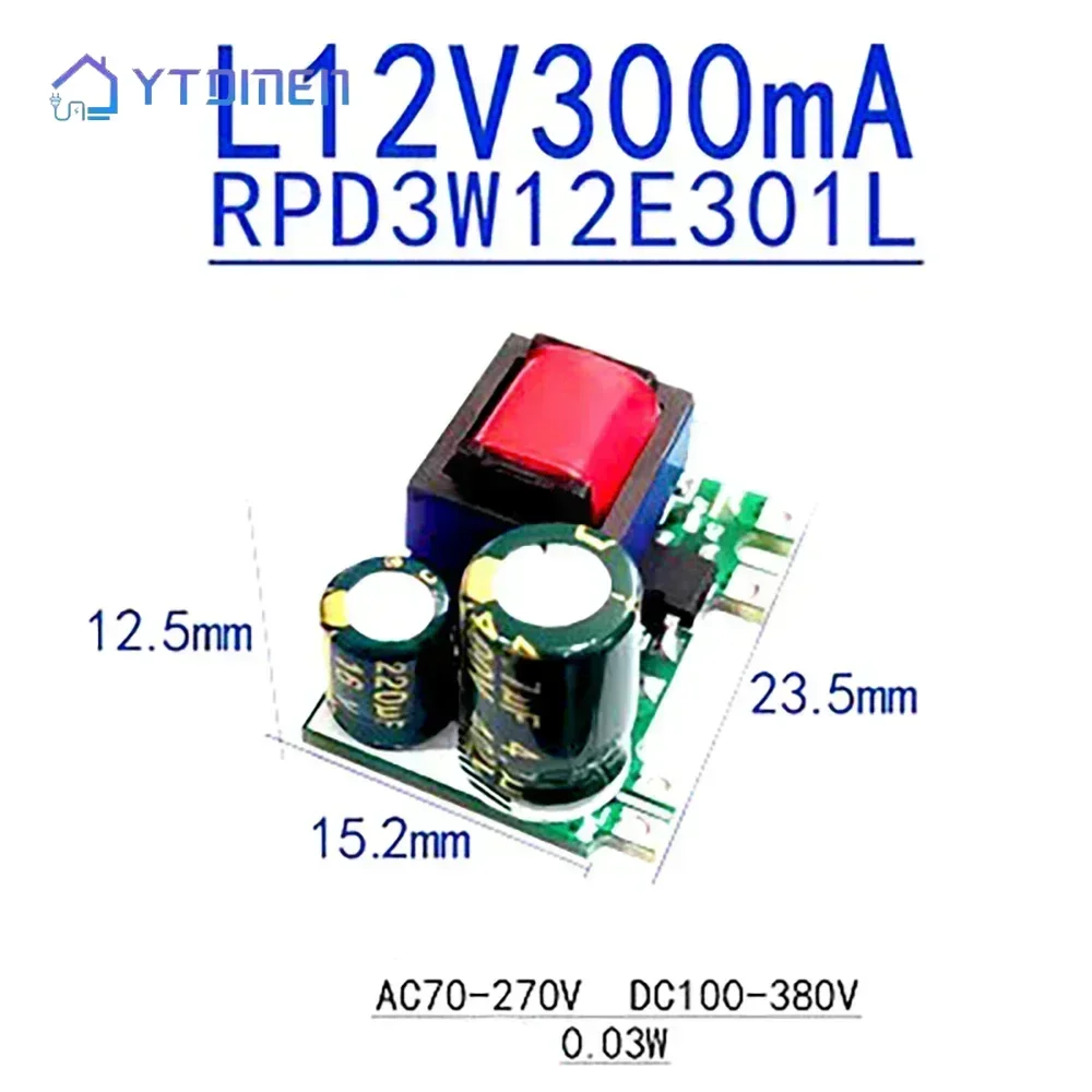 1PC AC-DC Precision Buck Converter Modul 220V zu 5V 700mA, 12V 400mA, 10V 300MA, 3W-10W Step Down Netzteil Modul