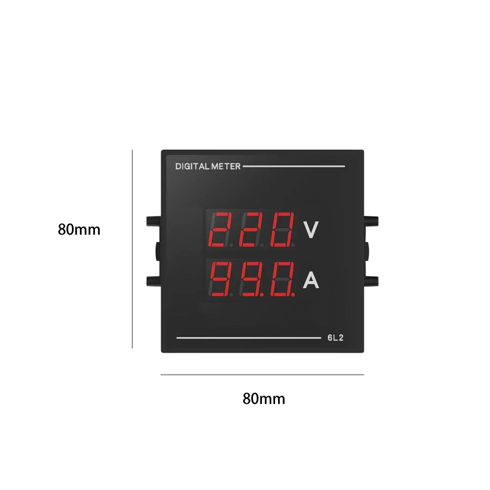 2-in-1 Multimeter Digital Display Voltage And Current Dual Display Meter Digital Instrument For Electrical Parameters Monitor