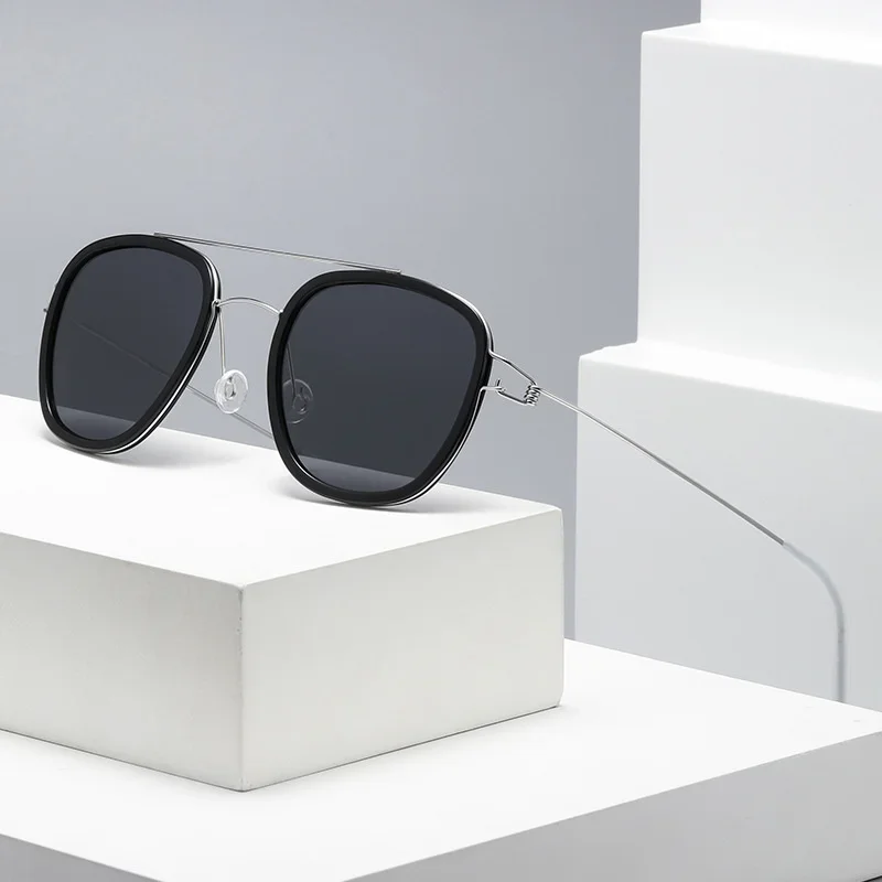 2022 New Denmark Pilot Sunglasses For Women Gafas Men Anti- Glare Polarized Glasses Lightweight Screwless de grau Original Box