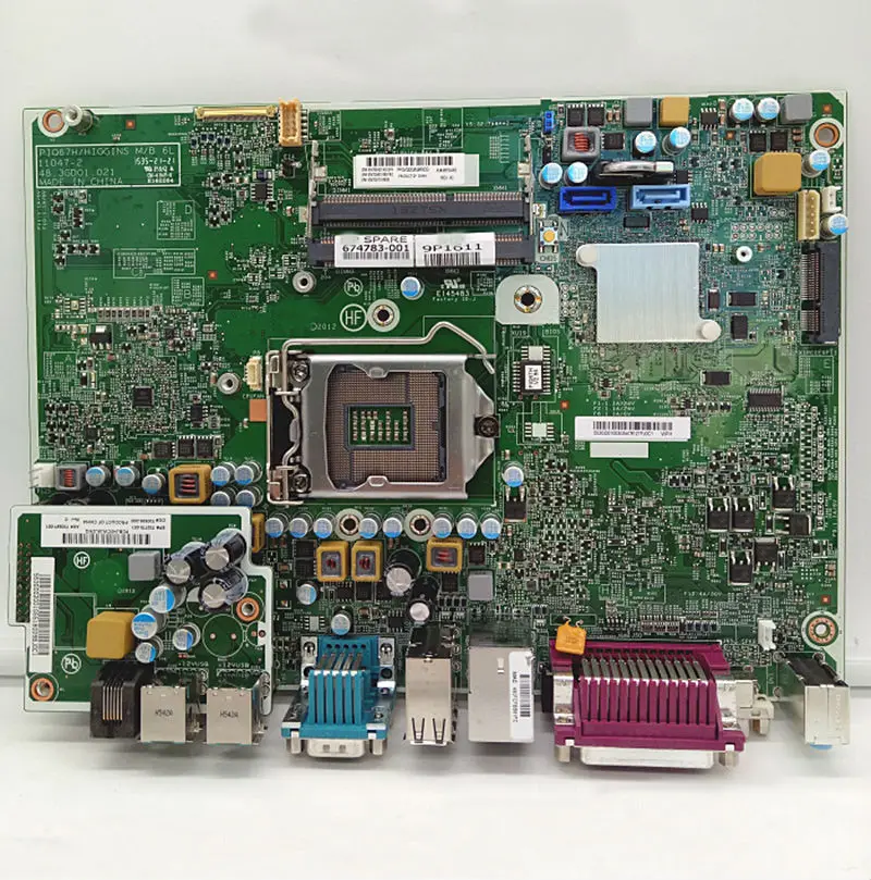 

674783-001 For HP RP7800 PIQ67H Motherboard 665793-002 48.3GD01.021 Mainboard 100%Work