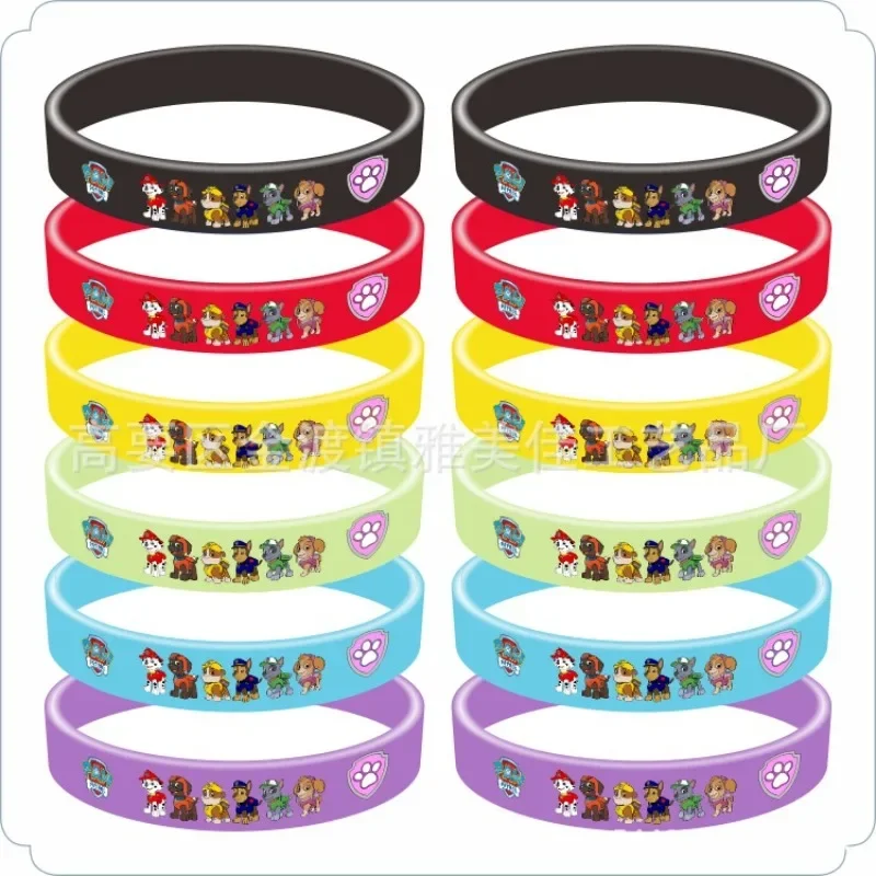 باو باترولز سوار شخصية للأطفال سيليكون Kawaii سكاي تشيس أساور الحفلات أرقام أنيمي معصمه لعب بنين بنات هدية #2