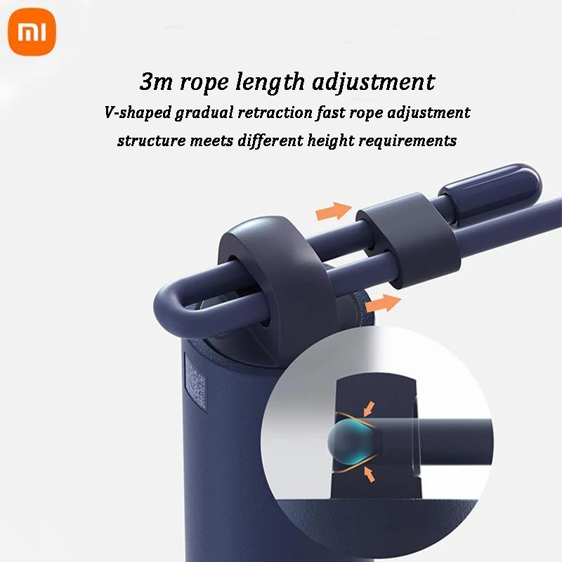 Xiaomi-Cuerda de entrenamiento inteligente Mijia, cuerda de salto profesional resistente al desgaste, carga ajustable tipo C, registro de datos de la aplicación de salto