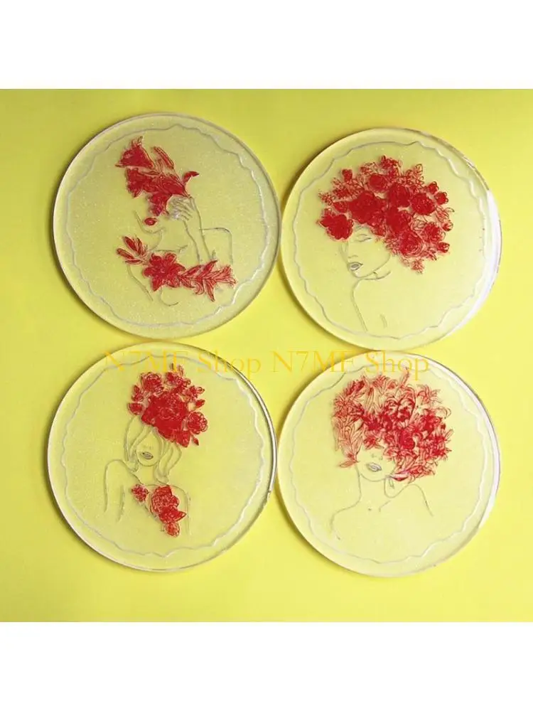 

N7MF Irregular Mould Silicone Epoxy Resin Flowers Mold for DIY Cast