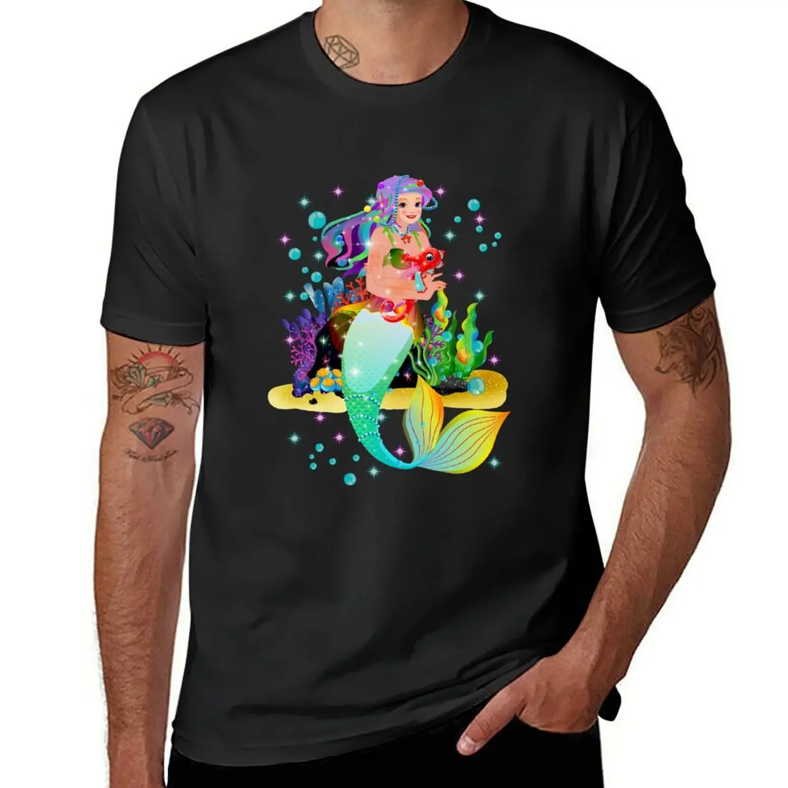 Meredith the Mermaid? T-Shirt summer clothes sweat heavyweight t shirts for men