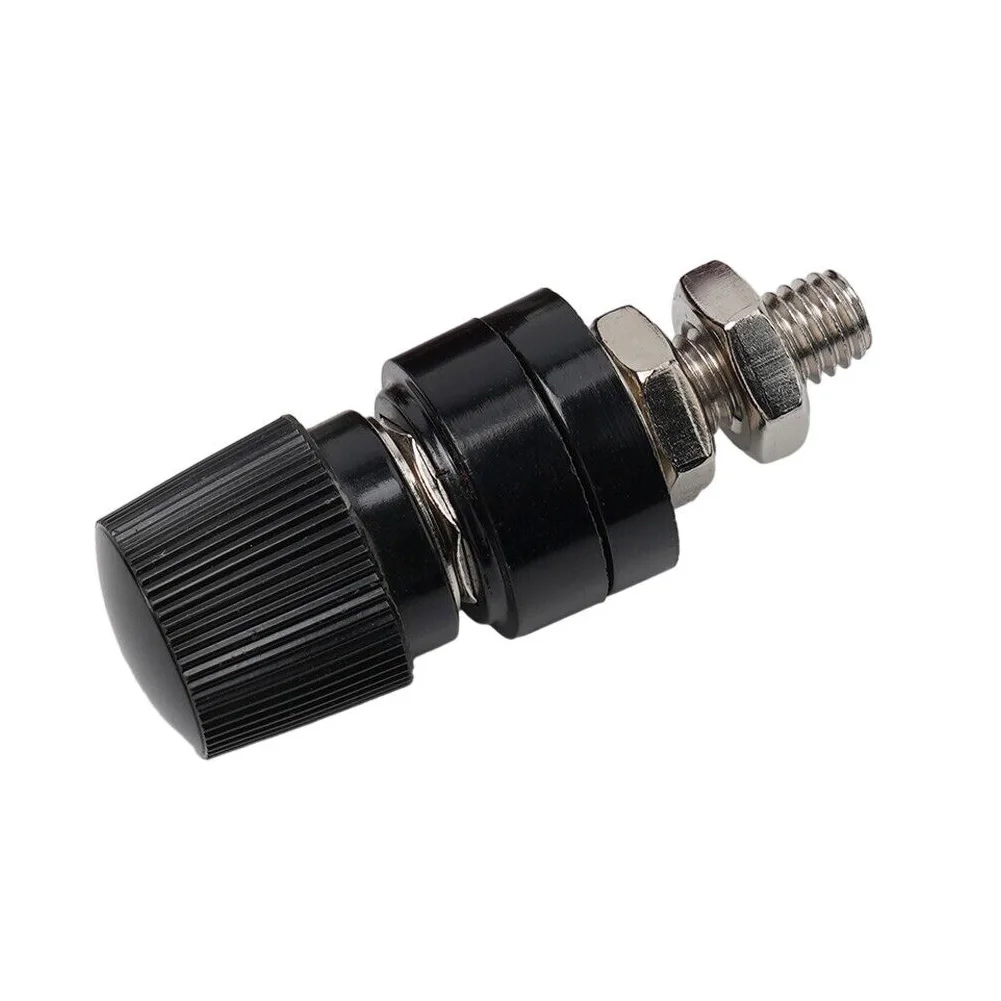 1Pcs 8MM Male Screw Audio Binding Post Insulated Terminal Power Connector Red Black For Car RV Boat Solar Battery Junction Box