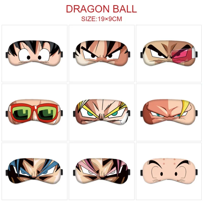 2023 Dragon Ball Goku Eye Mask Cartoon Anime Saiyan Shading Sleep Eye Patch Cosplay Party Decoration Eyepatch Kids Birthday Gift