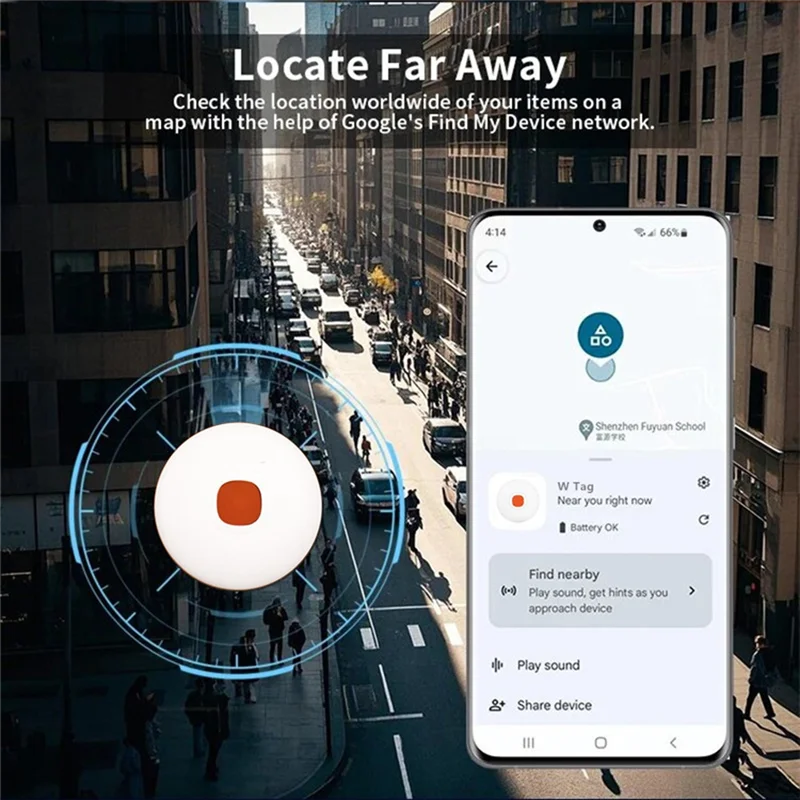 

PHILE-Google Find My Device для Android Airtag Tracker Smart Tag Bluetooth Search Locator Tracking Finder