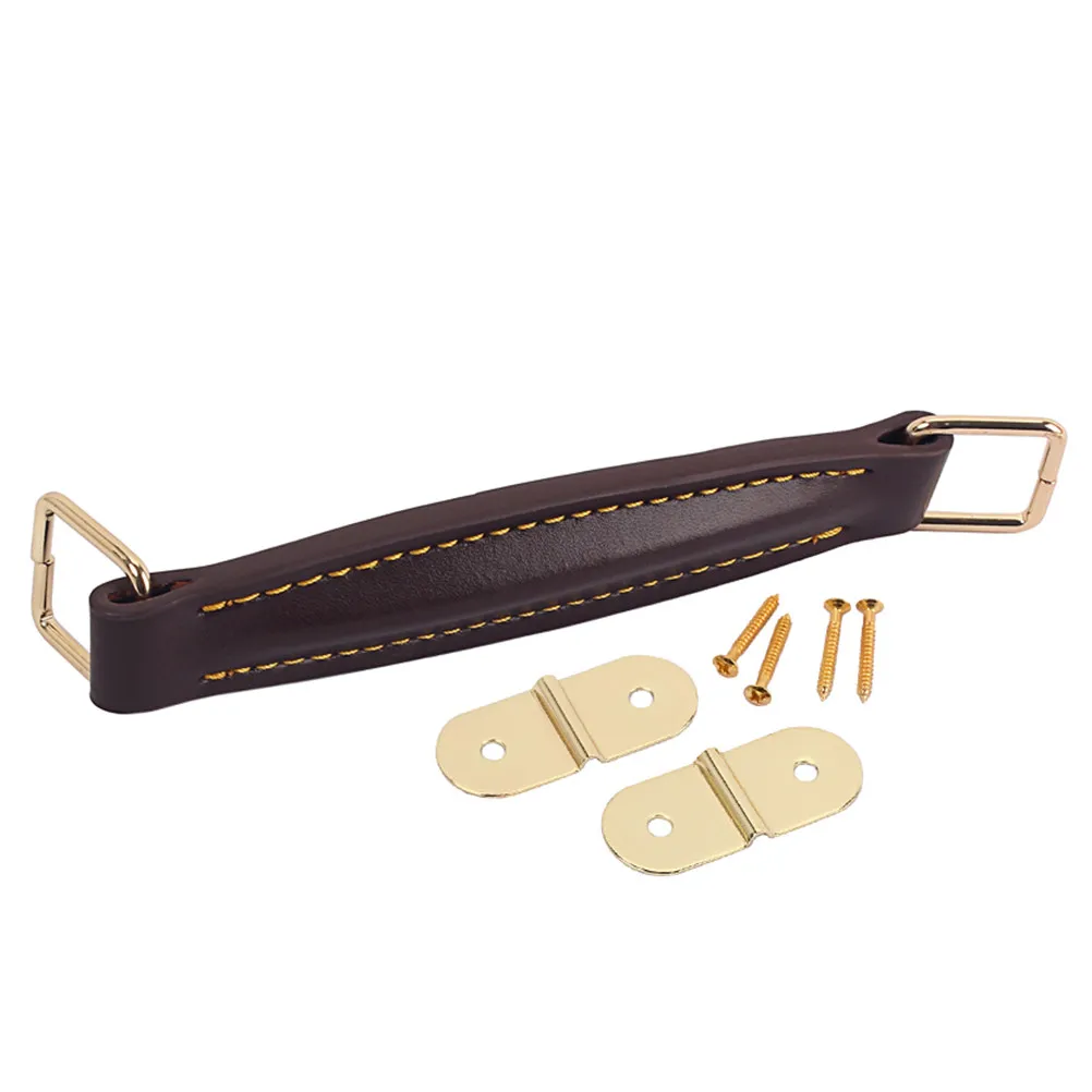 

Ремень для переноски гитарного усилителя из ПУ, винтажный стиль, мягкий, удобный, для замены ремня усилителя/колонки, цвет кофе