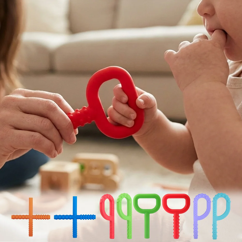 

Children's Sensory Toys, Oral Motor Stimulators for Infants and Toddlers, Sensory Chew Toys for Autistic Children, Silicone Chew Toys Suitable for Children and Adults