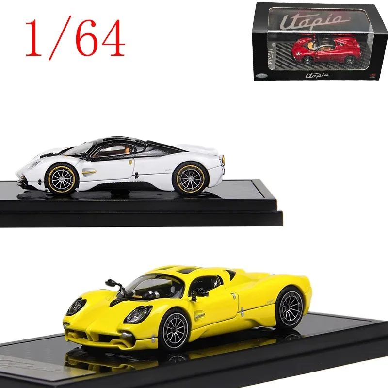 

Литой под давлением ЖК-дисплей масштаб 1/64 ‌ Pagani Utopia модель автомобиля из сплава, игрушки для мальчиков, подарочные игрушки для детей от 2 до 4 лет