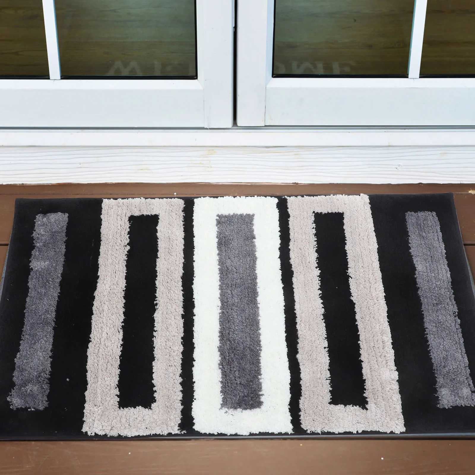 

1 шт. нескользящий напольный коврик водопоглощающий полиэстеровый коврик для двери противоскользящий коврик для входа в ванную комнату удобный нескользящий напольный коврик