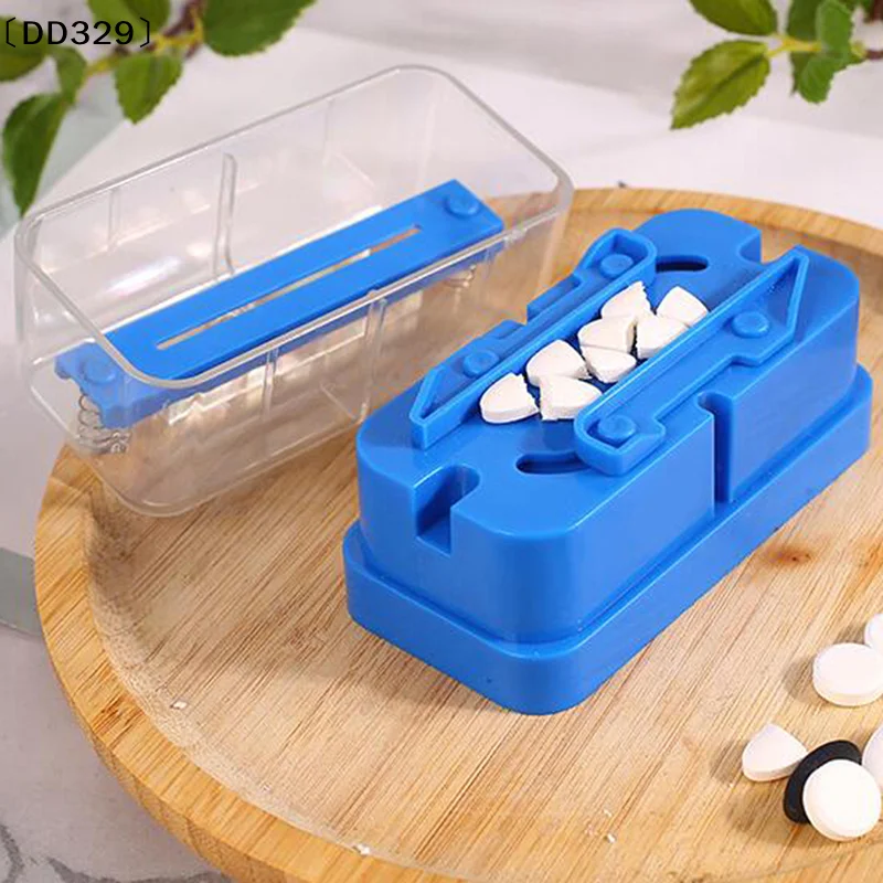 Pill Cutter Guard Multiple Pill Splitter Splitting Quarter Oblong Pill Crusher〔DD329〕