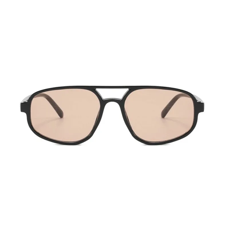 Nuevas Gafas de Sol Retro de Doble Puente para Hombre, Moda Simple, Ligeras, Estilo Ojo de Gato, Gafas de Sol para Mujer, Tendencia, Protección UV400