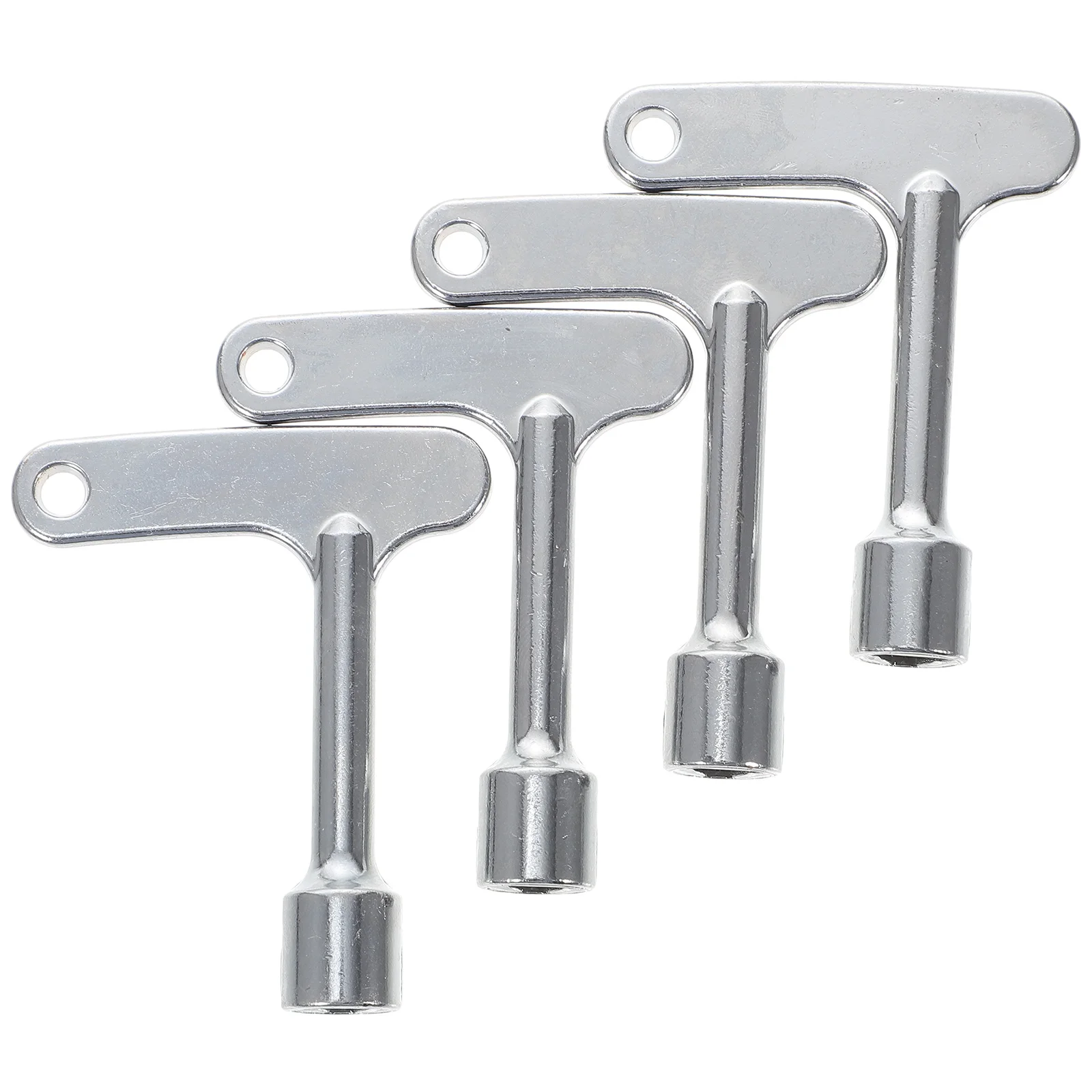 4 Pcs Elevator Key Utility Keys for Emergency Lift Door Universal Socket Service Triangle Cabinet Spanner Wrench Fire