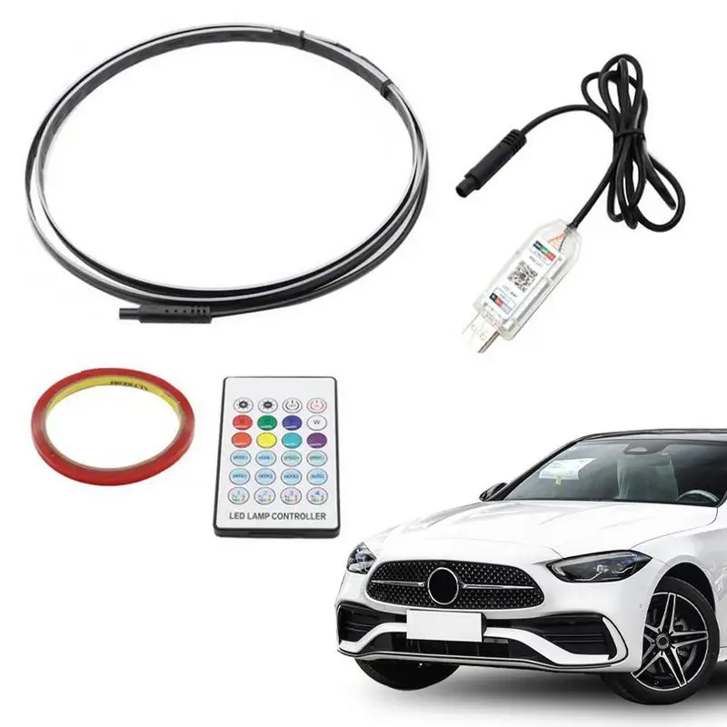 Carro Interior LED Strip Light, Underglow, Dustproof e água prova, Design oculto, 43"