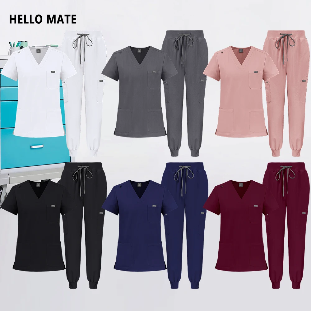 high-quality-medical-surgery-uniforms-hospital-scrubs-set-for-woman-man-beauty-salon-work-clothes-nurse-dental-suit-lab-workwear