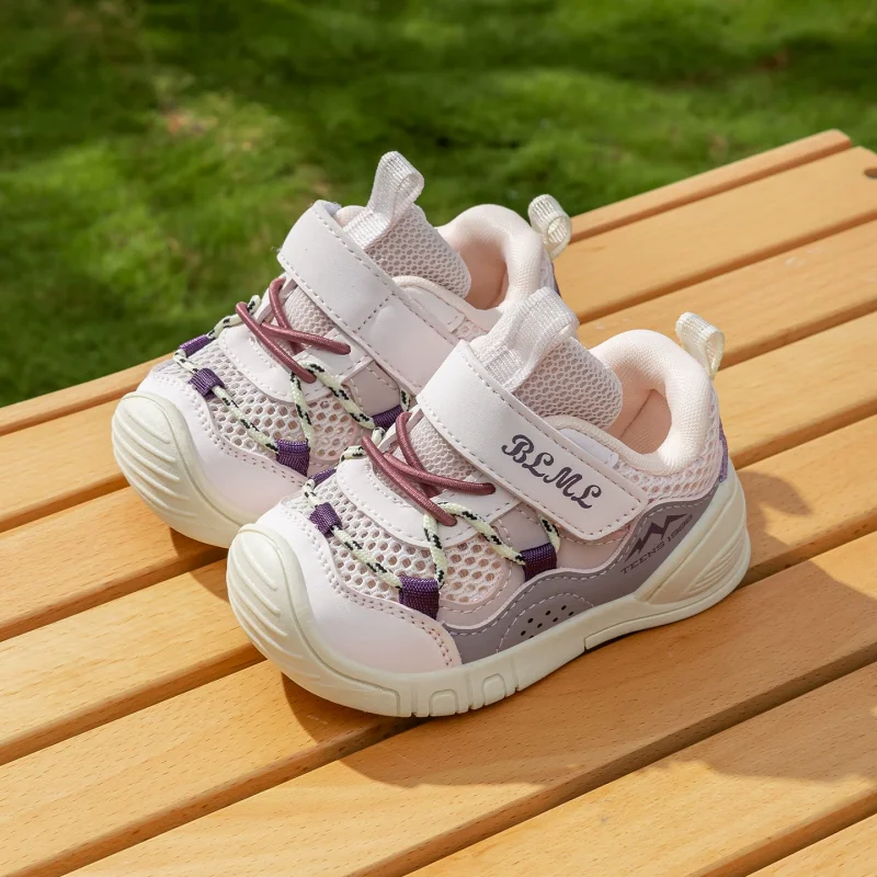 Baby Boys Girls Sneakers 2026 Spring Summer Toddler Walking Shoes Breathable Mesh Sandals Soft Sole Infant Footwear Shoes