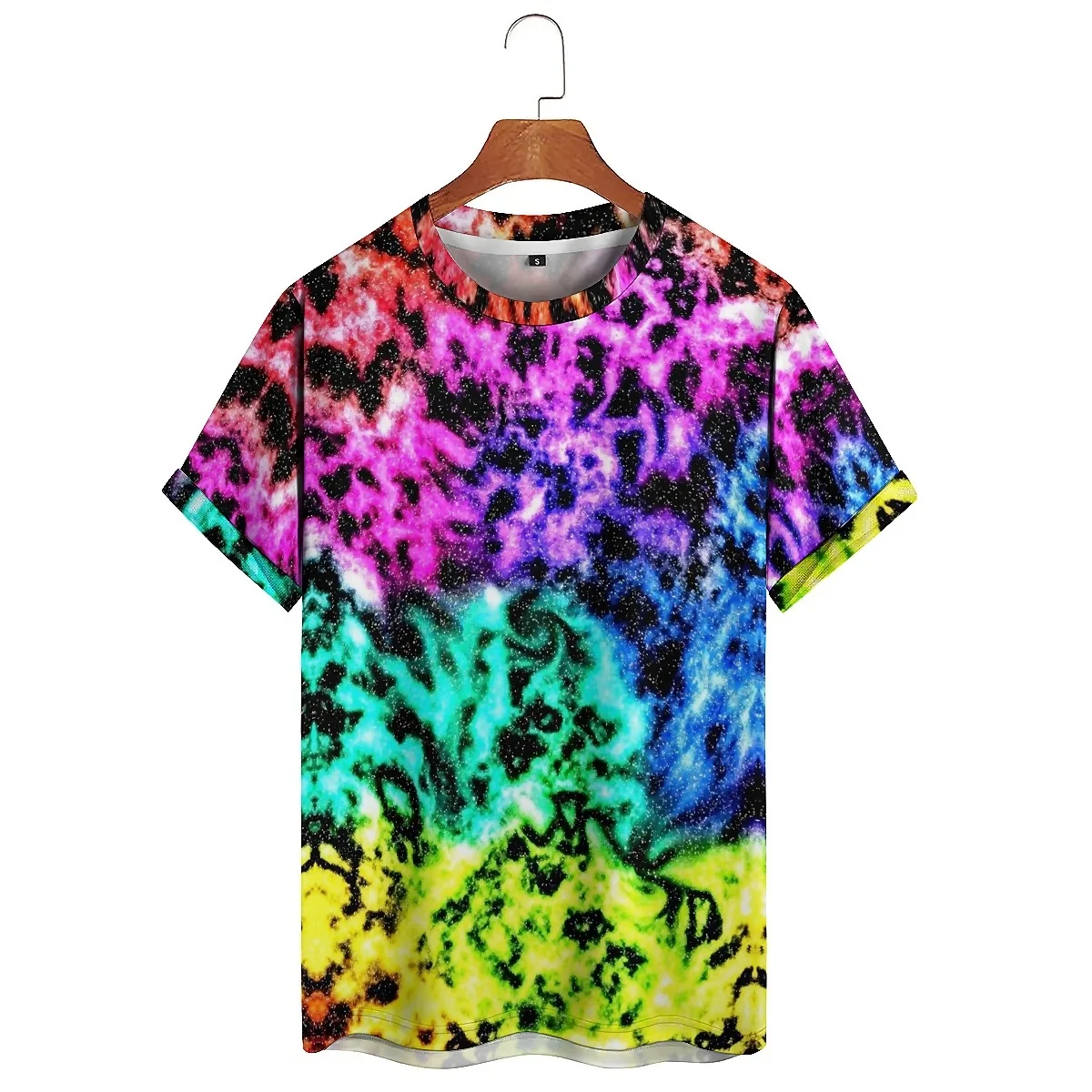 

Summer Adult Street Trend Men's 3D Printed Short Sleeve T-Shirt - Couple Outfit