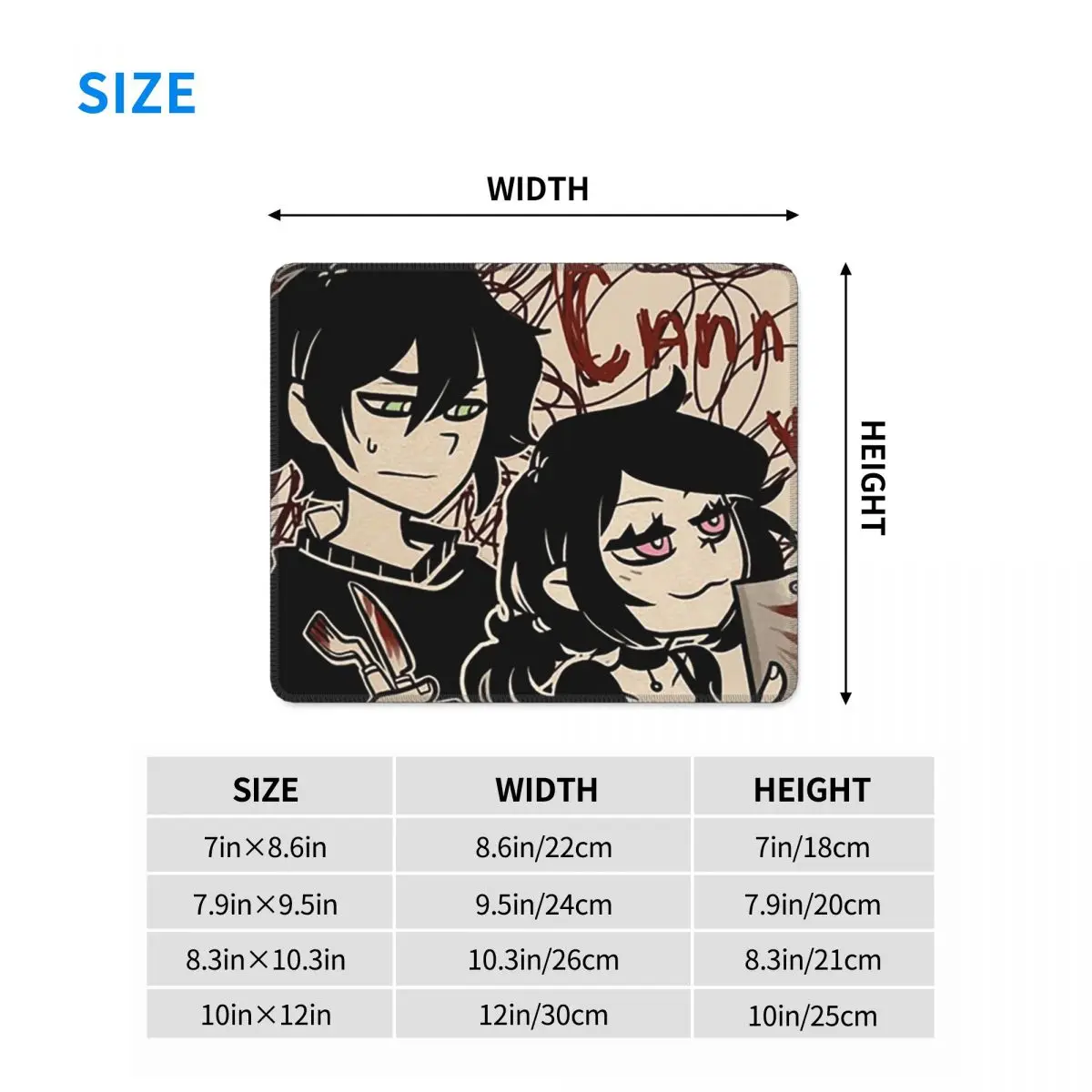 اشلي وأندرو تابوت آندي آند ليلي ماوس الوسادة الكمبيوتر لوحة المفاتيح ماوس حصيرة ألعاب الكمبيوتر المحمول حصيرة مكتبية الجدول الحصير