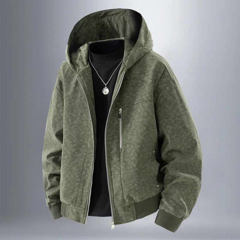 

Light Luxury Men's Jacket for Spring Autumn 2025 Durable Breathable Comfortable Skin-Friendly Fashionable Men's Outerwear