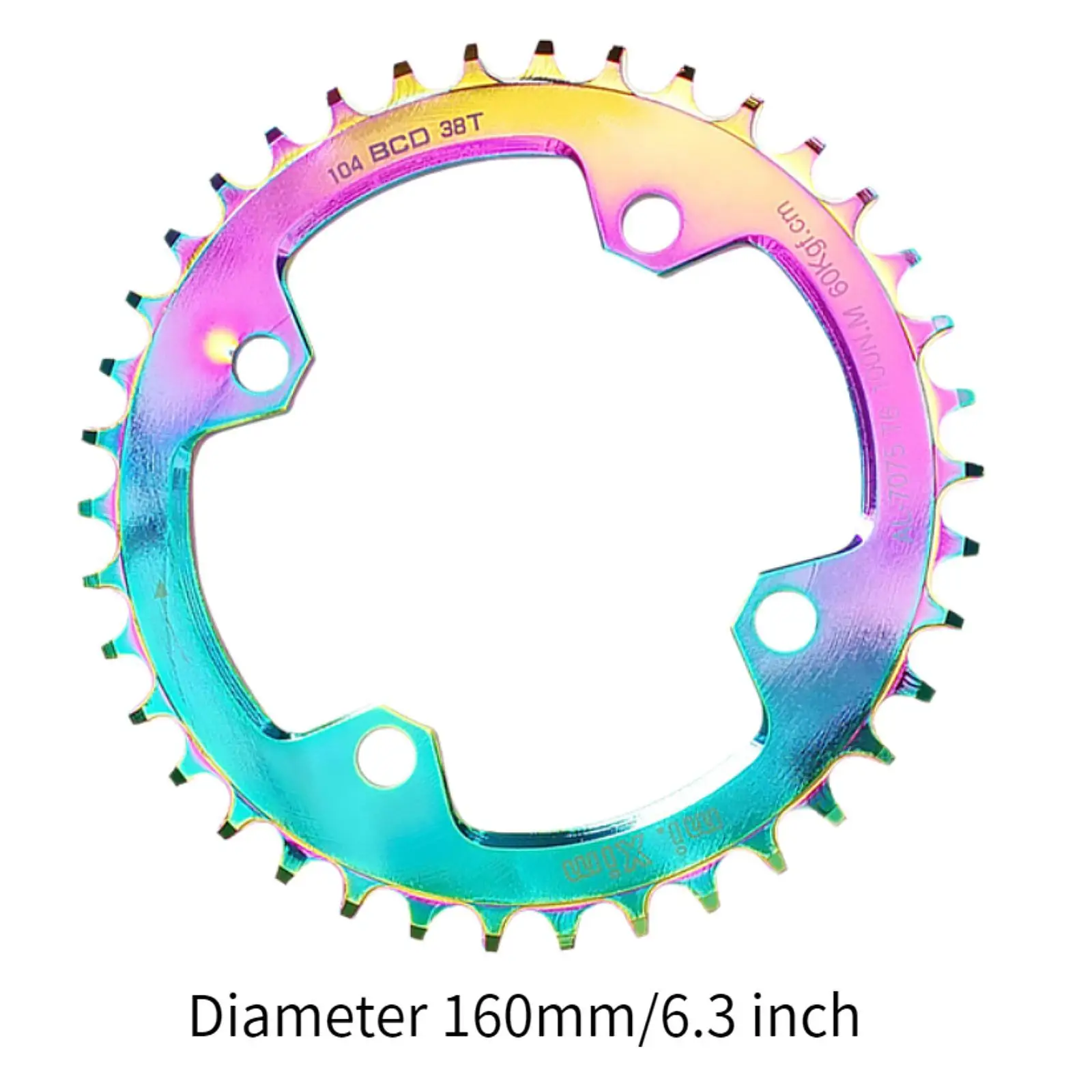 Piñón de plato de bicicleta, plato de bicicleta de montaña de dientes anchos y estrechos para XC DH