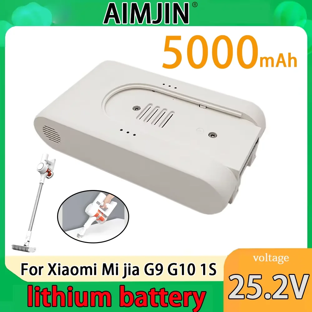 Suitable for Xiaomi Dreame G9 G10 R10 1S T10 T20 wireless vacuum cleaner with 25.2V rechargeable lithium-ion battery pack