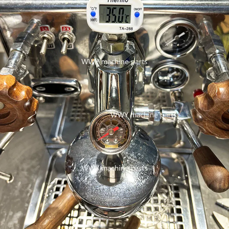 Suitable for E61 semi-automatic coffee machine brewing head pressure gauge thermometer modification accessories