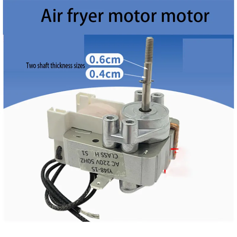 Air fryer motor 220V motor with plug Air fryer accessories Fryer motor long axis 4.4cm