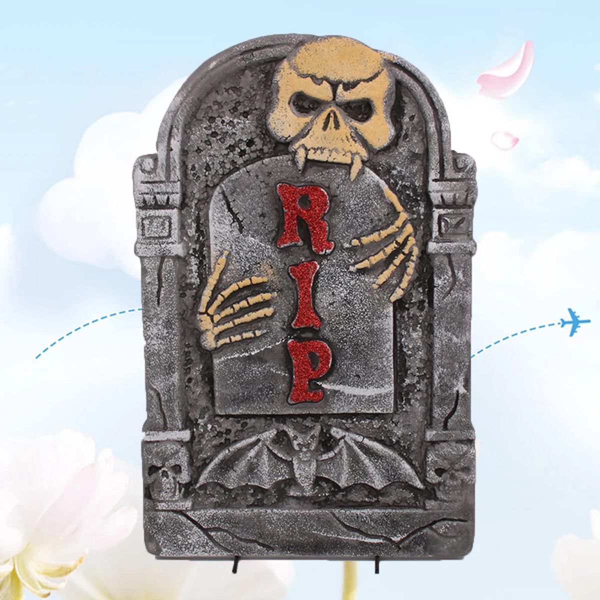 

1Pcs Horror Simulation Tombstone Foam Halloween Decoration Haunted House Scary Scene Prop Graveyard Layout