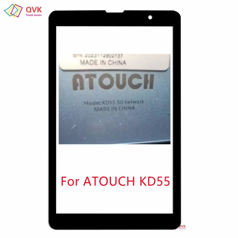 

8-дюймовый черный для планшетного ПК Atouch KD55 5G, емкостный сенсорный экран, дигитайзер, внешняя стеклянная панель