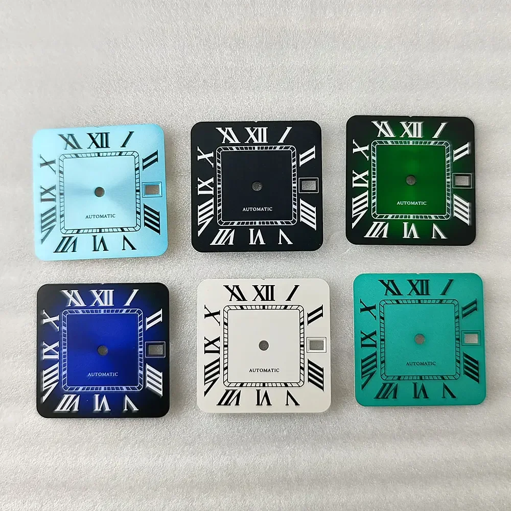 

27mm NH35 dial hands NH36 dial needles Roman Santos dial sterile Square Dial fit NH35 movement Watch accessories Repair tools