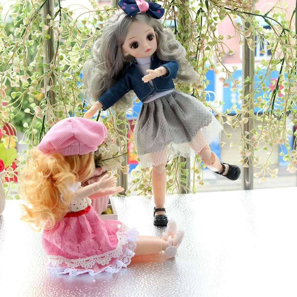 Play House Articulação Esférica 30cm Anime Bjd com Roupas Vestir 1/6 Bjd Olhos 3D Bonito Articulado