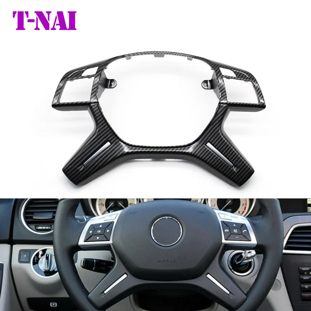 For Mercedes Benz C E M ML GL GLS G Class W204 W212 W166 W463 Car Steering Wheel Cover Panel Trim Replacement 0994640513