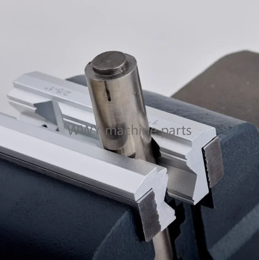 Cnc Fresagem Aço Vise Hard Jaw Fixture V-tipo Jaw Liga de Alumínio ou Pcs