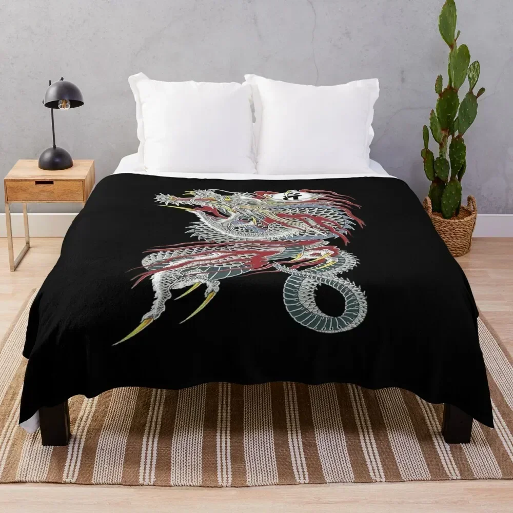 

Kiryu Kazuma - Dragon of Dojima (Yakuza) Throw Blanket Single funny gift halloween Blankets