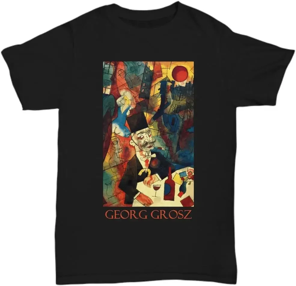 The White Slave Trader (1918) by Georg Grosz - Tees Y2K tops Unisex Summer Short Sleeve