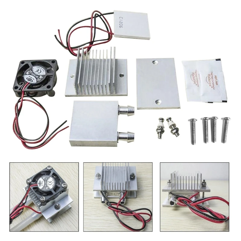 TEC1-12706 Low Power Refrigeration Sheet TEC1-12706 Heatsink Thermoelectric Cooler Peltier Plate Module