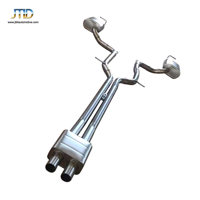 JTLD Performance 304SS Stainless Steel Turbo Catback Exhaust For Porsche Panamera V6 /970 3.0L