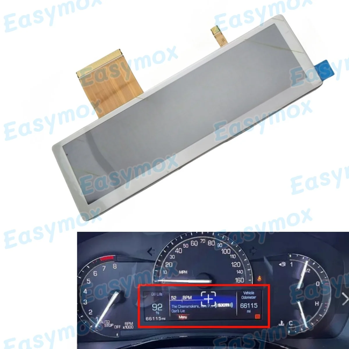 

LCD Display For 2013-2019 Cadillac XT5 ATS XTS Instrument Cluster Screen Replacement 84440005 84649837