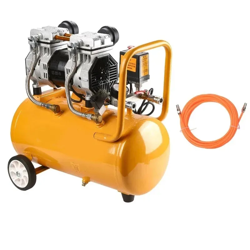 30ML Silent Air Compressor with Pure Copper Motor 1600W Oil-free Air Pump for Pneumatic Mold Pressing Machine Silent Compressor