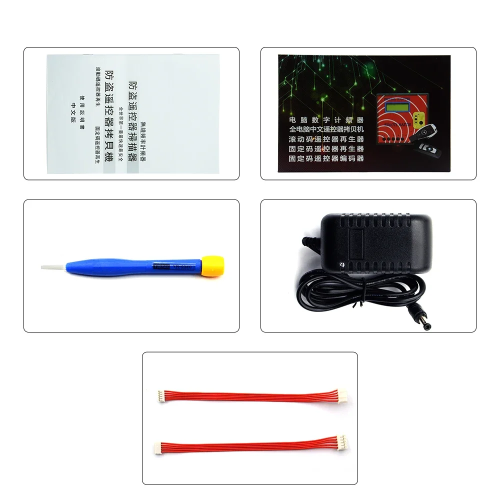 Digital Counter Frequency Tester Fixed Rolling Auto Remote Copier Master RF Controller Key Programmer Adapter