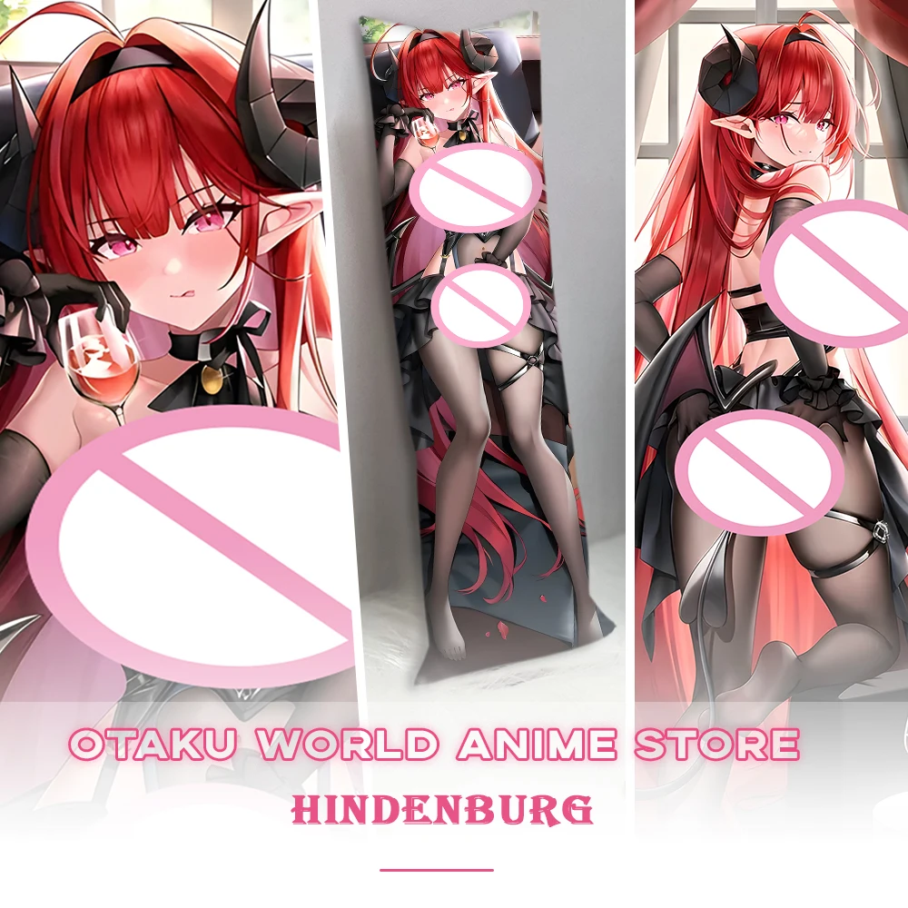 Dakimakura Game Azur Lane Hindenburg Bedding Pillowcase Fullbody Cosplay Props Anime Hindenburg Customized Throw Pillow Cover