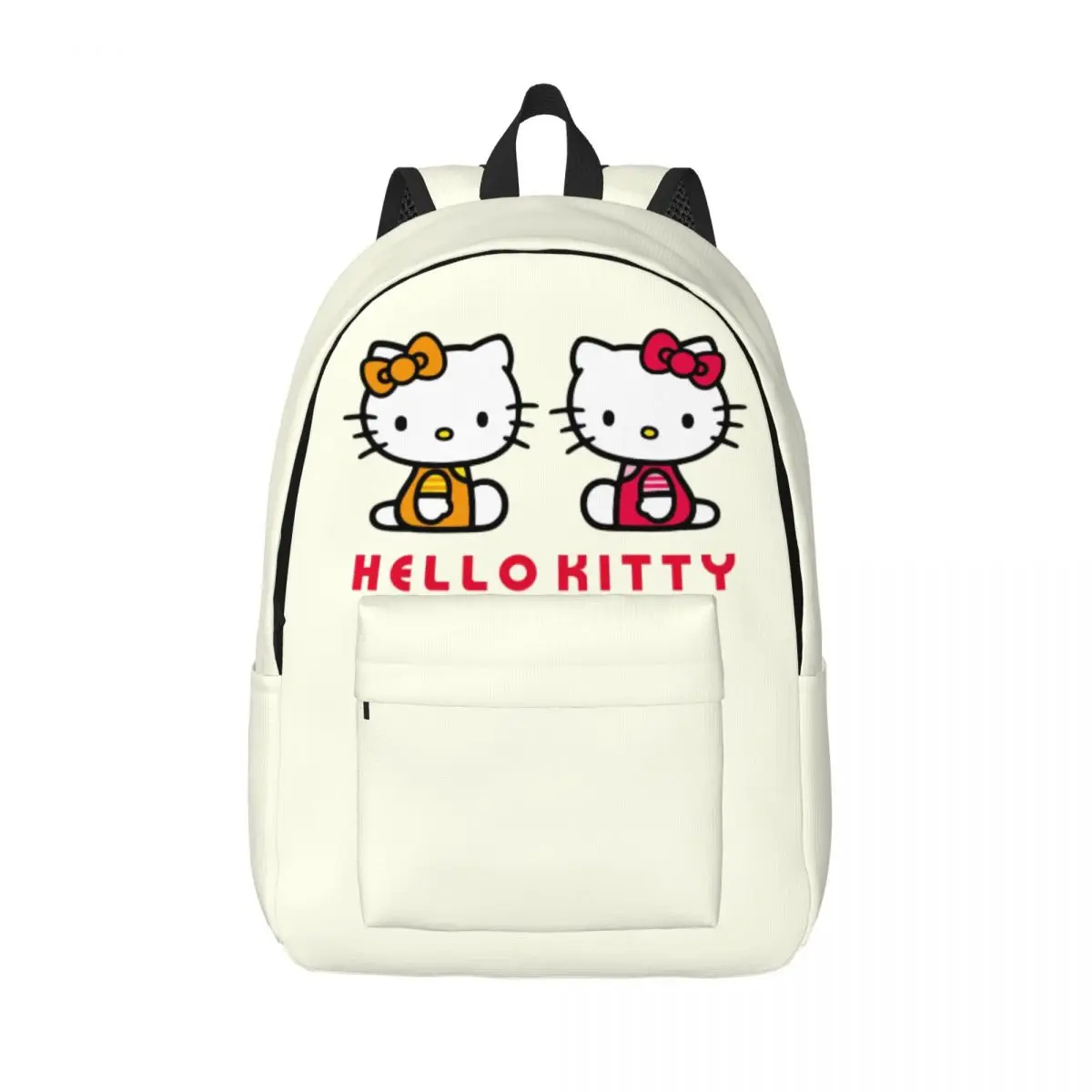 Sit Schoolbag Hello Kitty Female Kawaii Camping Back To School Gift Multi Compartment Laptop Bag