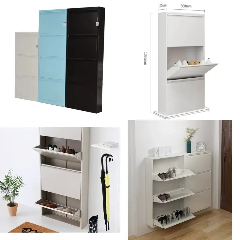 Ultra thin Space Saving Shoe Cabinet