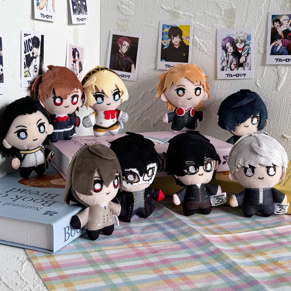 Peluche de Anime de 10 cm, Yuuki Makoto, Aegis Shiomi, Kotone Gorou, Akechi Joker, Shiomi Kotone, Colgante de Peluche de Anime, Regalos de Navidad para Niños
