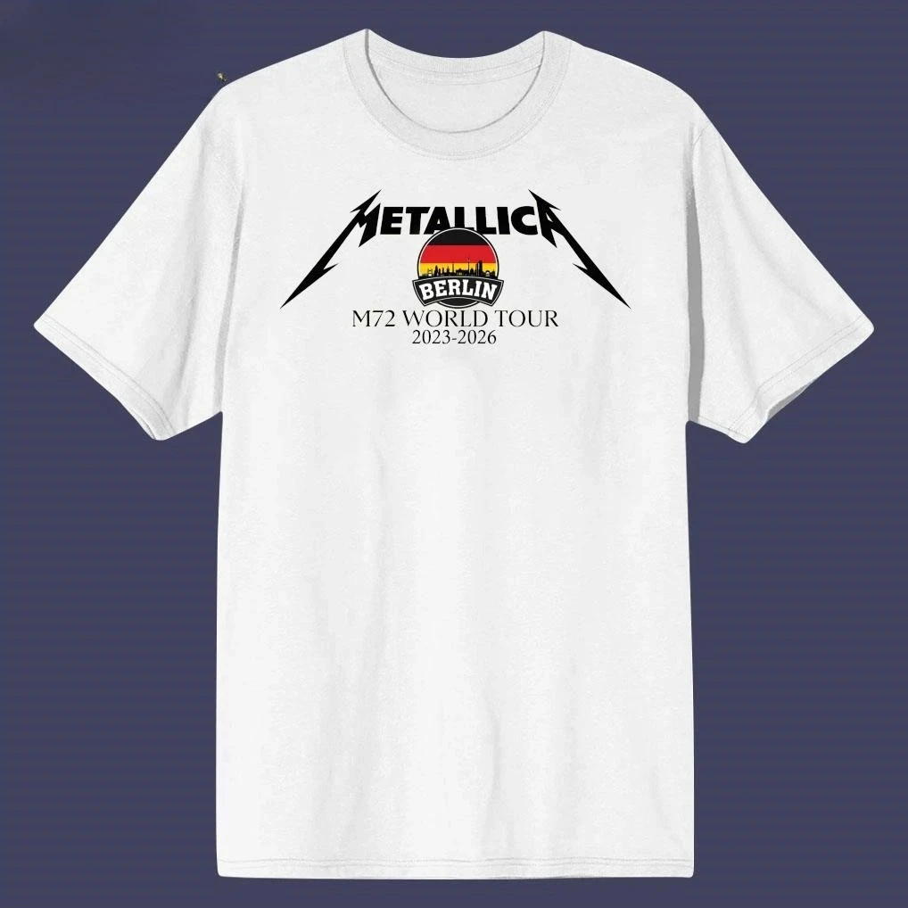 Metallica M72 Berlin Deutschland Welttournee 30. Mai 2026 Zwei-Nacht-Tournee T-Shirt – Detail 2