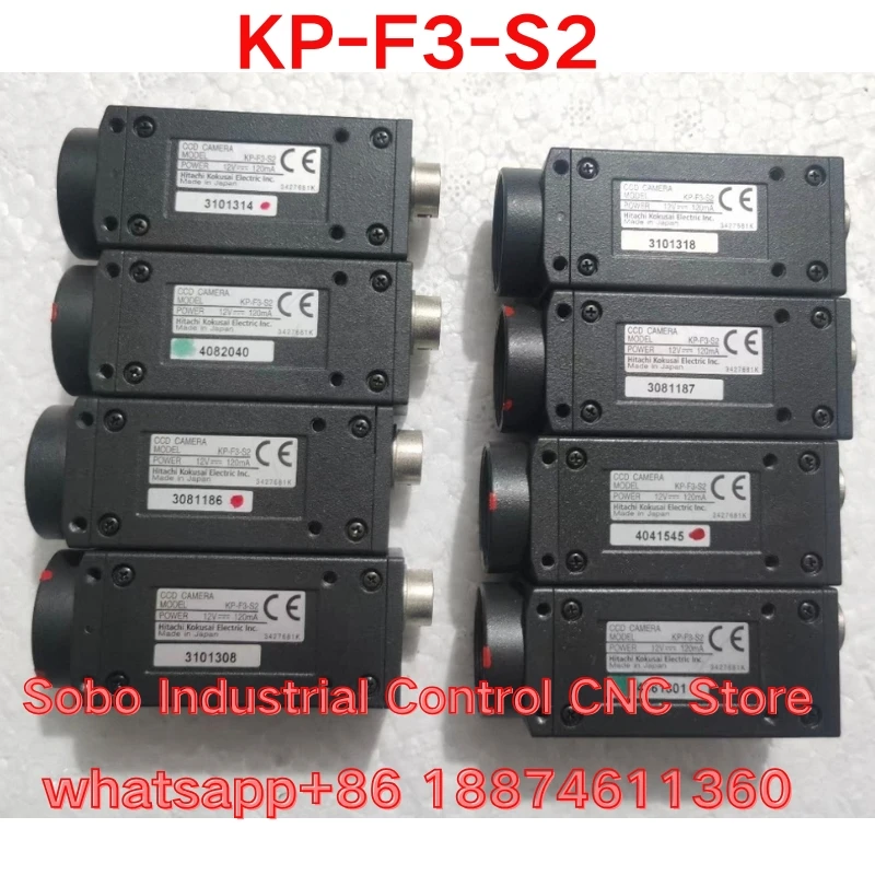 Second-hand  Tested OK  HITACHI KP-F3-S2 High Definition CCD Industrial Camera C Port