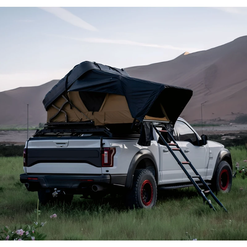 2025 Enjoy Hot Selling Car Top Roof Tent Outdoor Camping Four-season Double Layer Camouflage One Bedroom Car