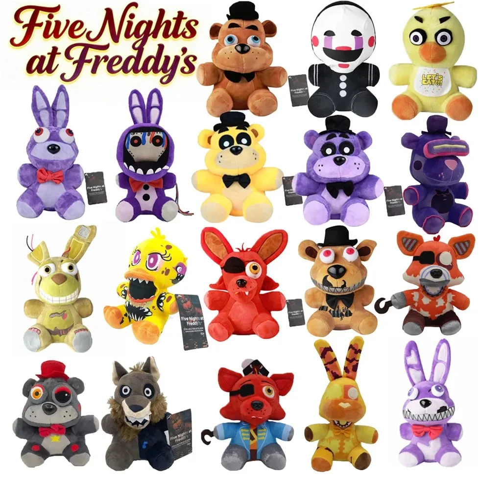 Disney Nuovo 18 CM Five Nights at Freddy's FNAF Peluche Orso di Peluche Coniglio Gioco Giocattoli Per Bambini Compleanno Regalo Di Natale